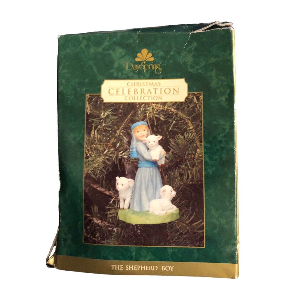 Dayspring Christmas Celebration Collection The Shepard‎ Boy Ornament *READ